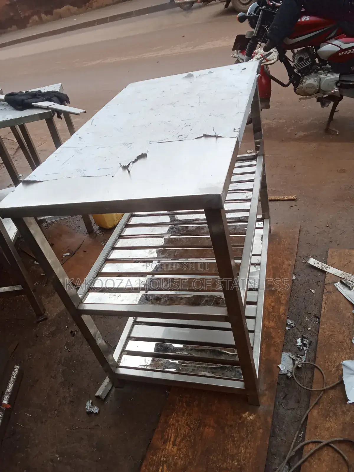 Commercial Working Top Stainless Steel