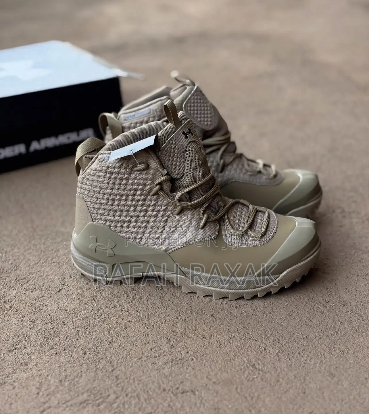 Coyote Brown Under Armour Infil Hiking Sneakers
