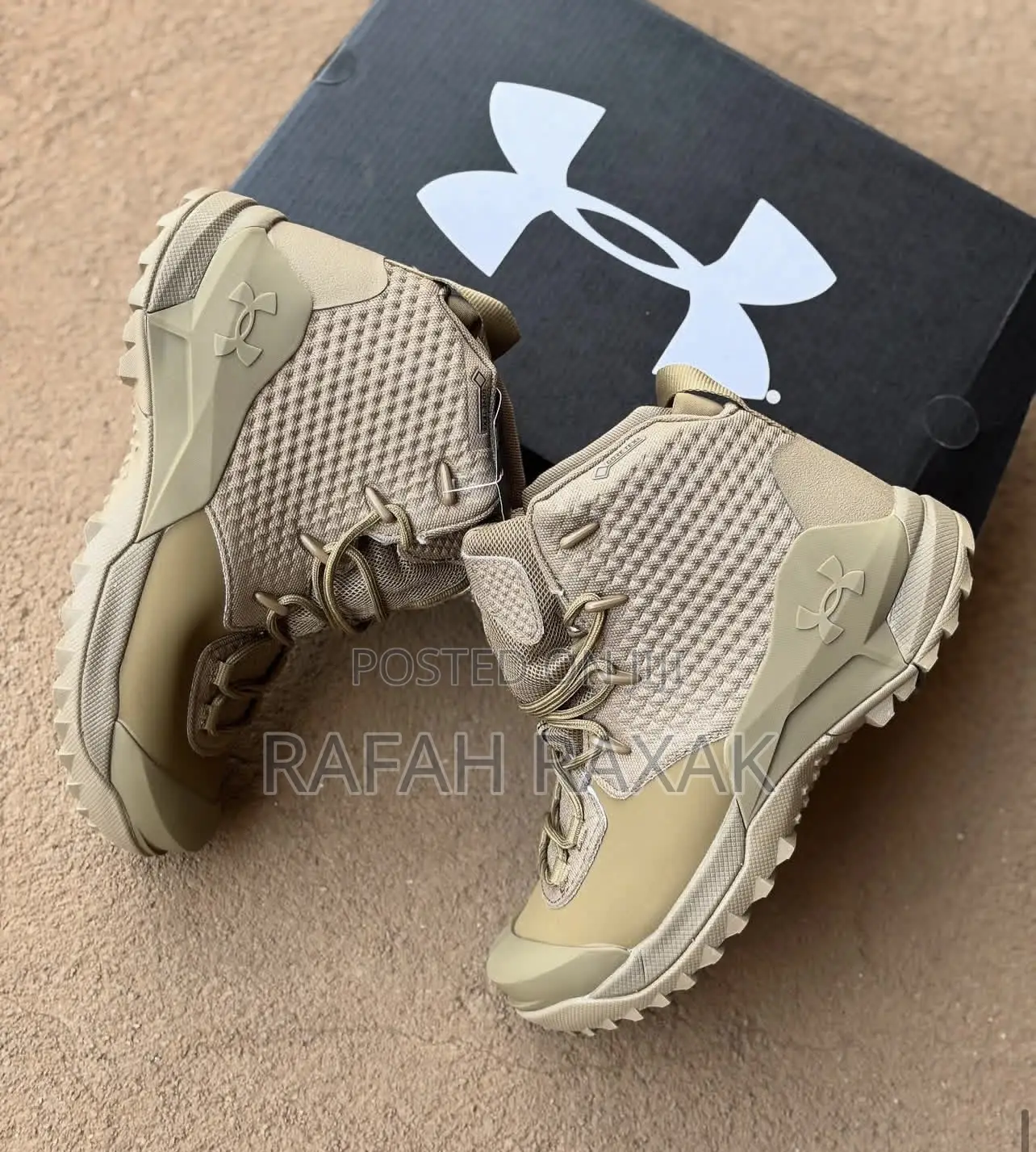 Coyote Brown Under Armour Infil Hiking Sneakers