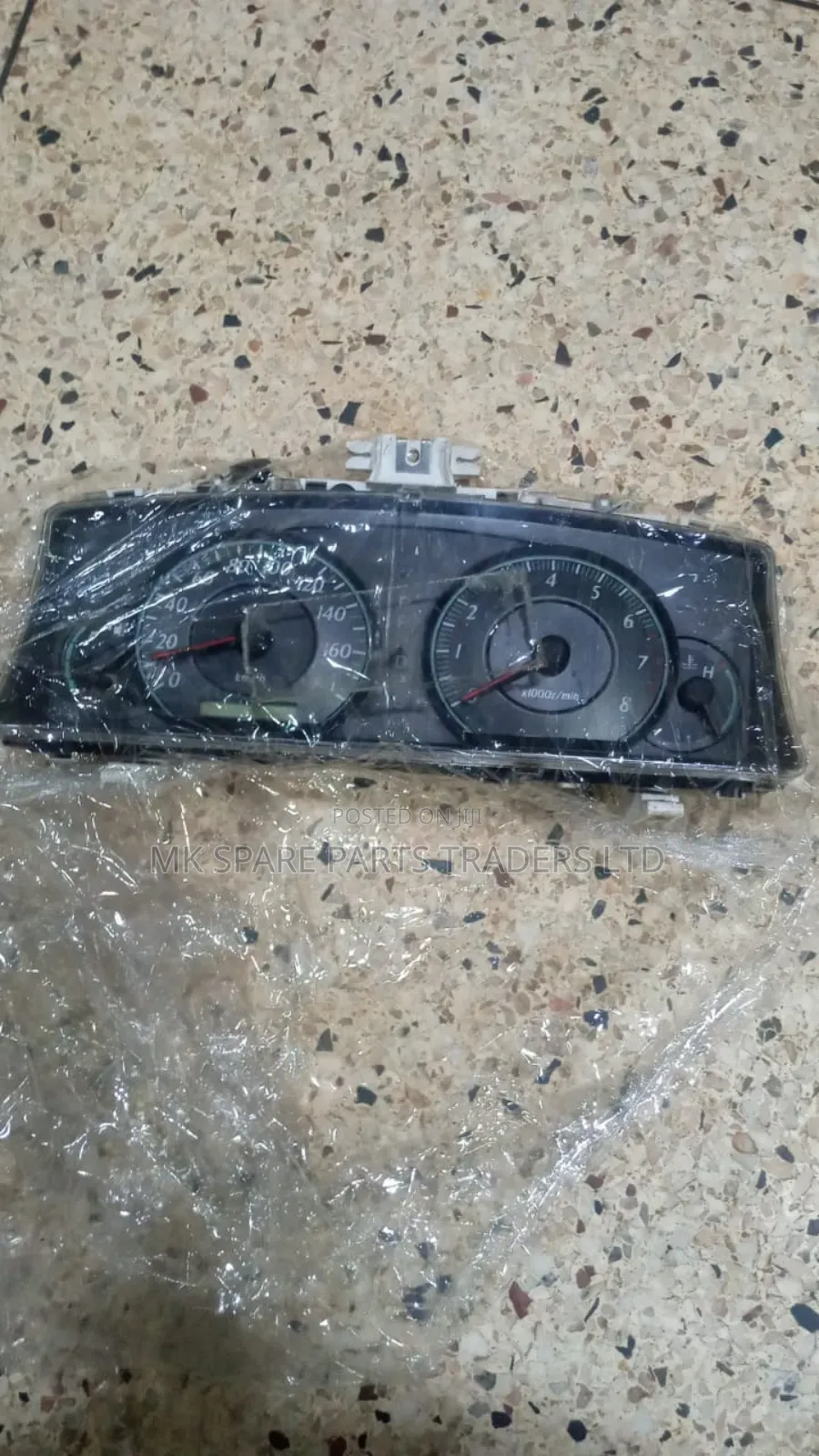 Toyota Allex Speed Meter
