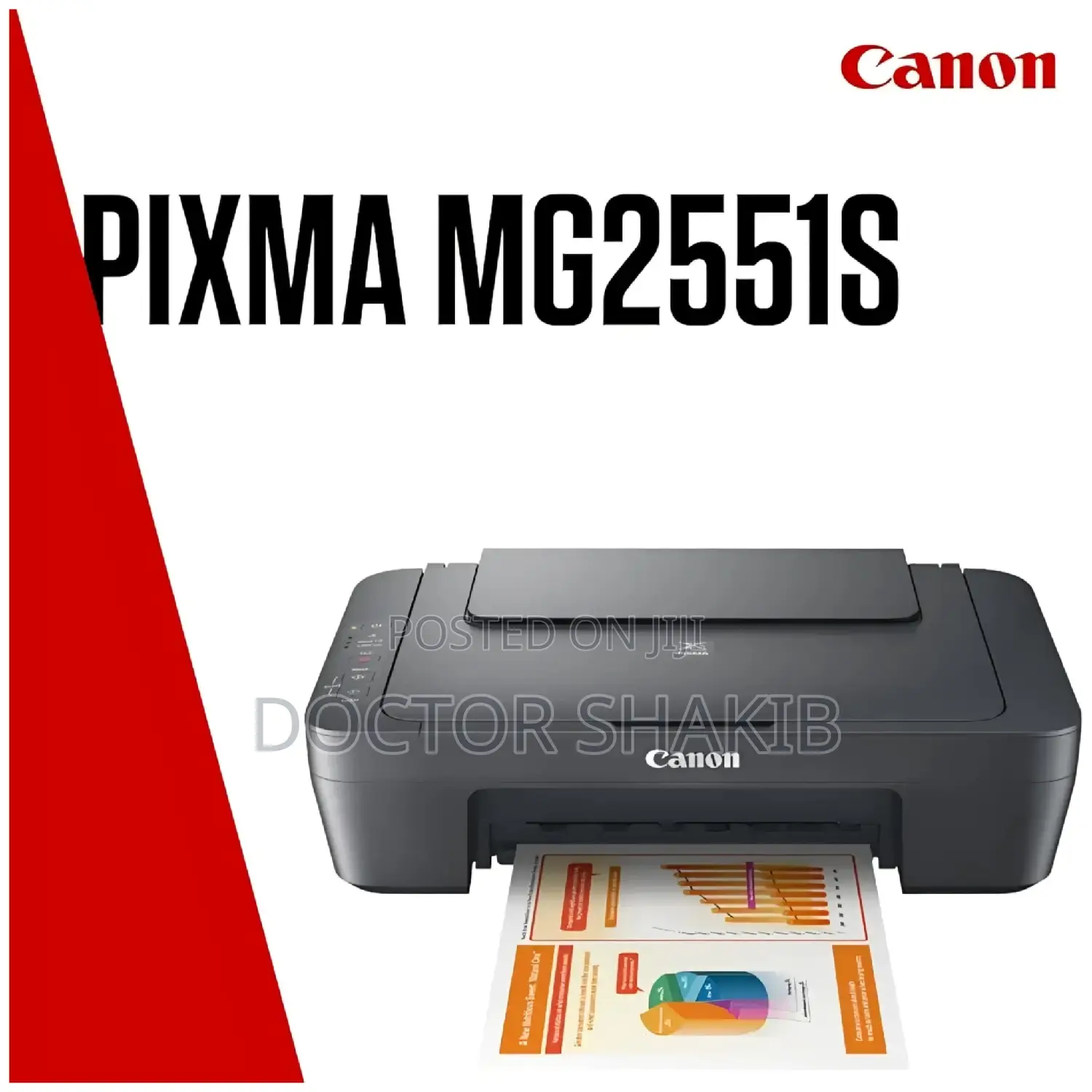 Canon Pixma Mg2540s Inkjet Photo Printer.