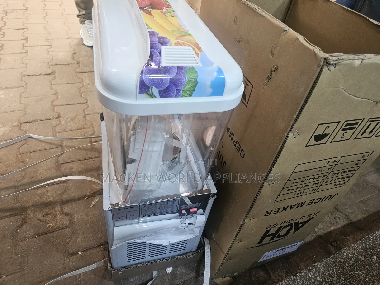 18 Liters Adh Single Juice Dispenser Brand New