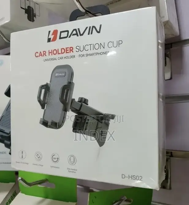 Car Phone Holder Ultra-Stable 3-in-1 Design Universal Car Mount