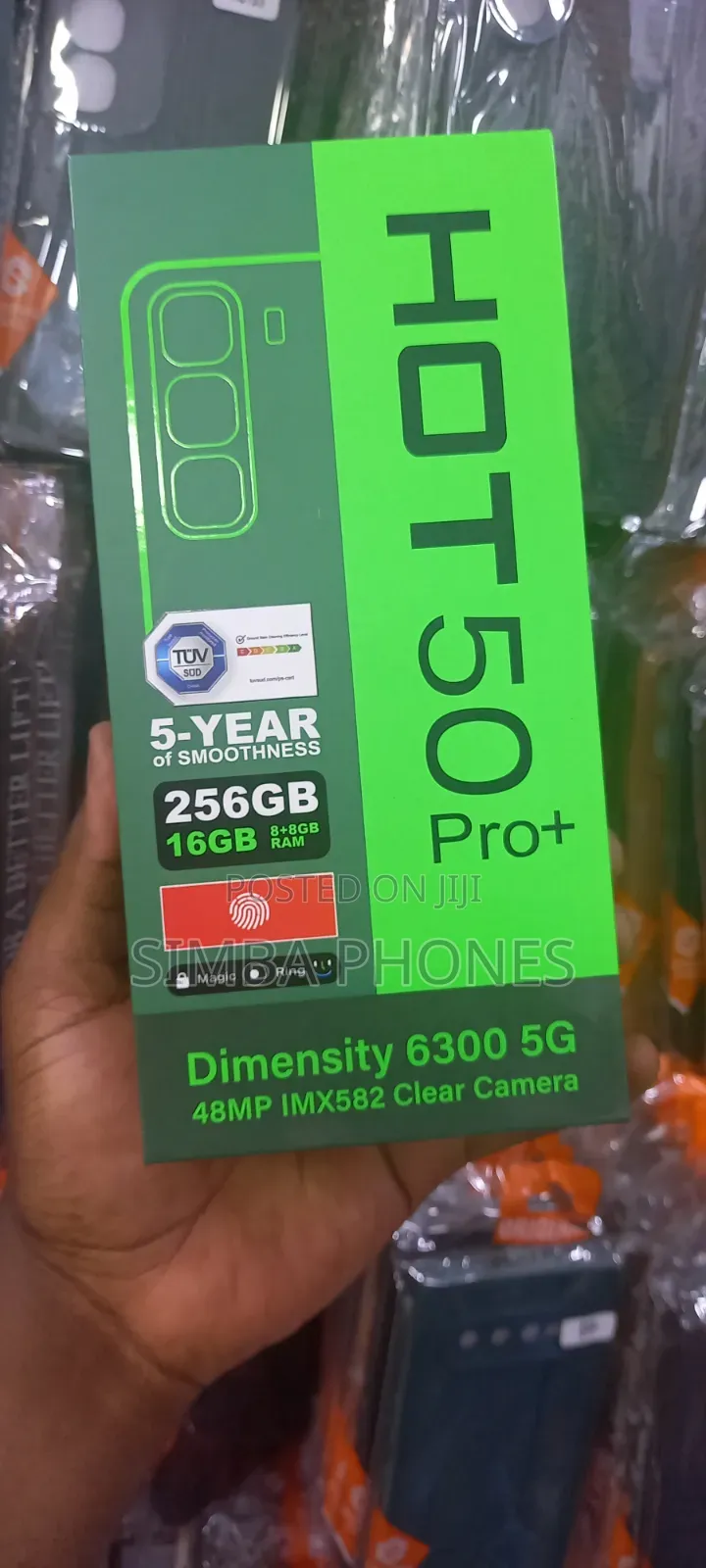New Infinix Hot 50 Pro 4G 256 GB Black