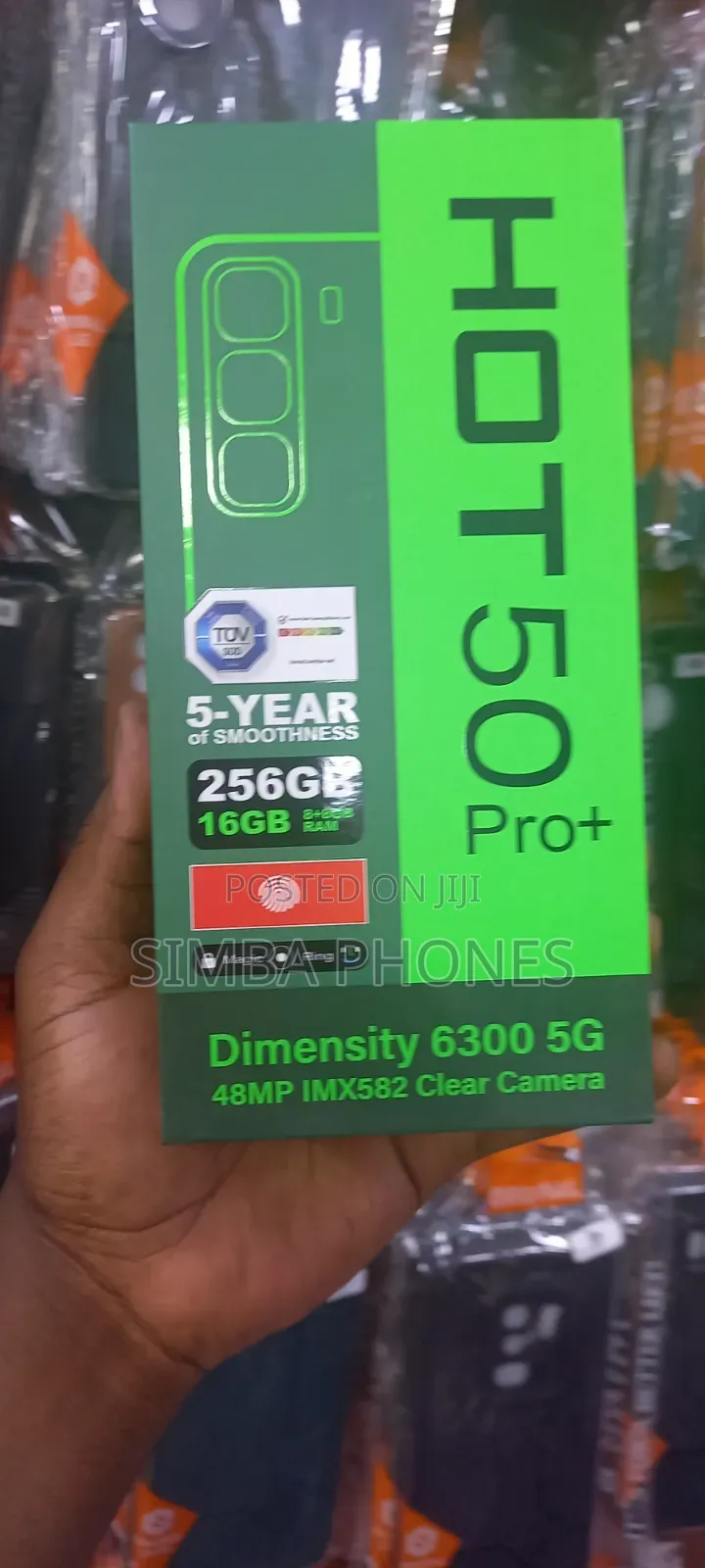 New Infinix Hot 50 Pro 4G 256 GB Black