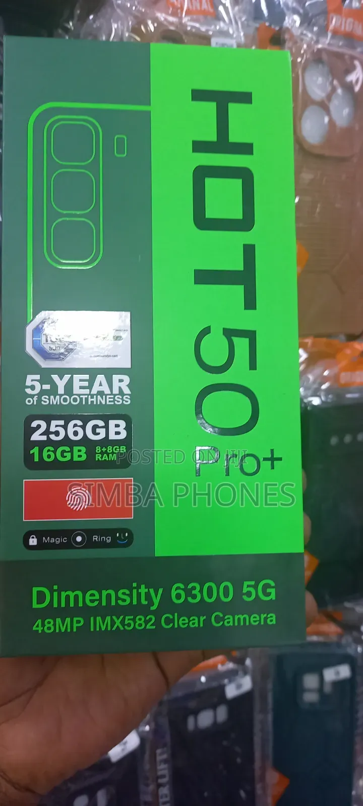 New Infinix Hot 50 Pro+ 4G 256 GB Blue