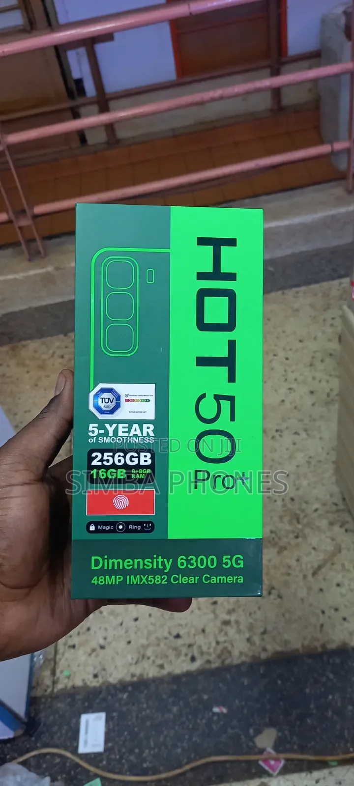 New Infinix Hot 50 Pro+ 4G 256 GB Green