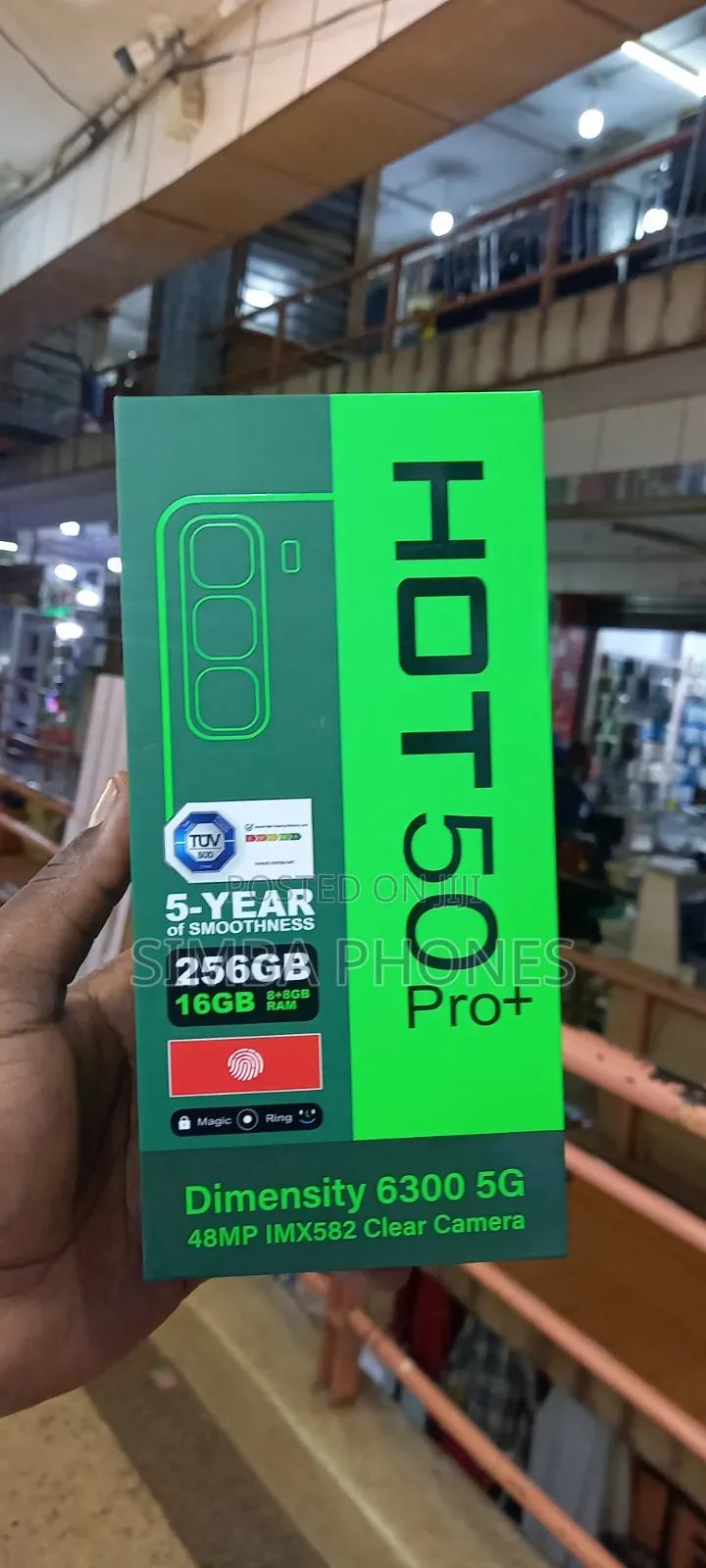 New Infinix Hot 50 Pro+ 4G 256 GB Silver