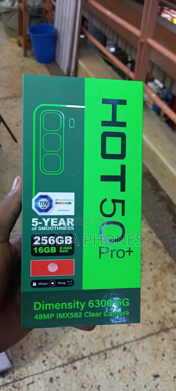 New Infinix Hot 50 Pro+ 4G 256 GB Silver