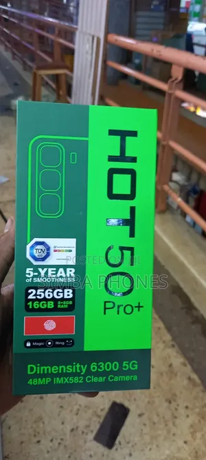 New Infinix Hot 50 Pro+ 4G 256 GB White