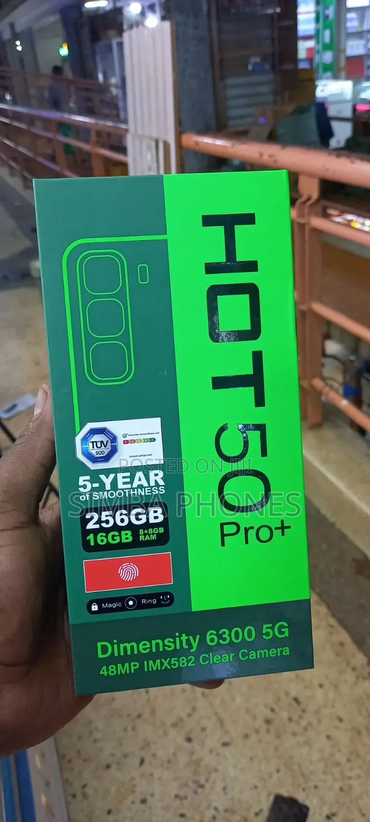 New Infinix Hot 50 Pro+ 4G 256 GB White
