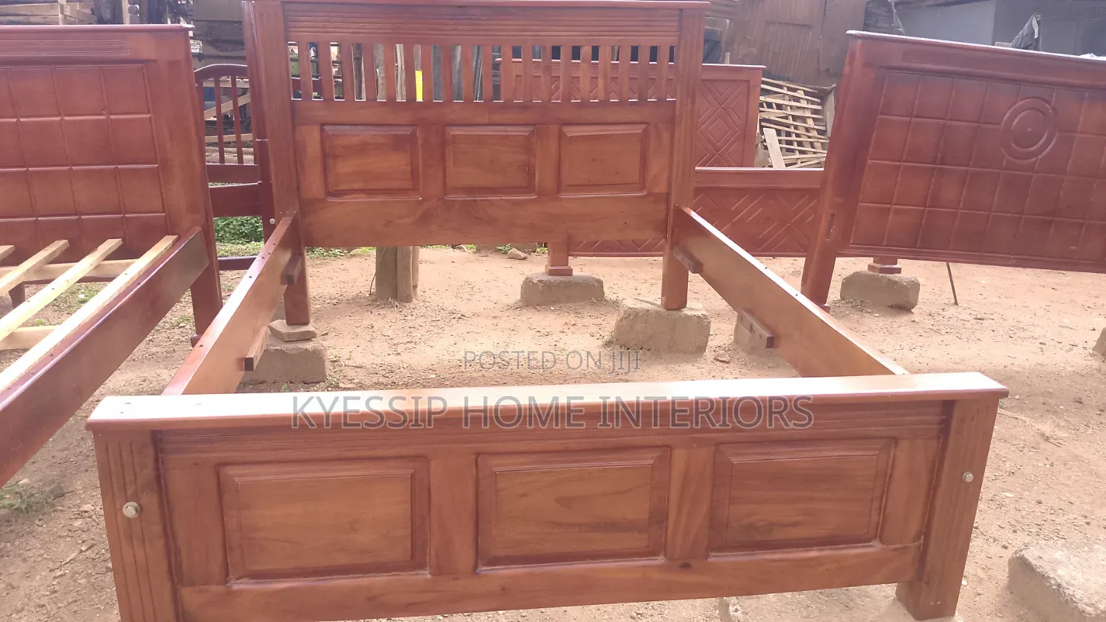 New 5 by 6 Bed, Strong Wood
