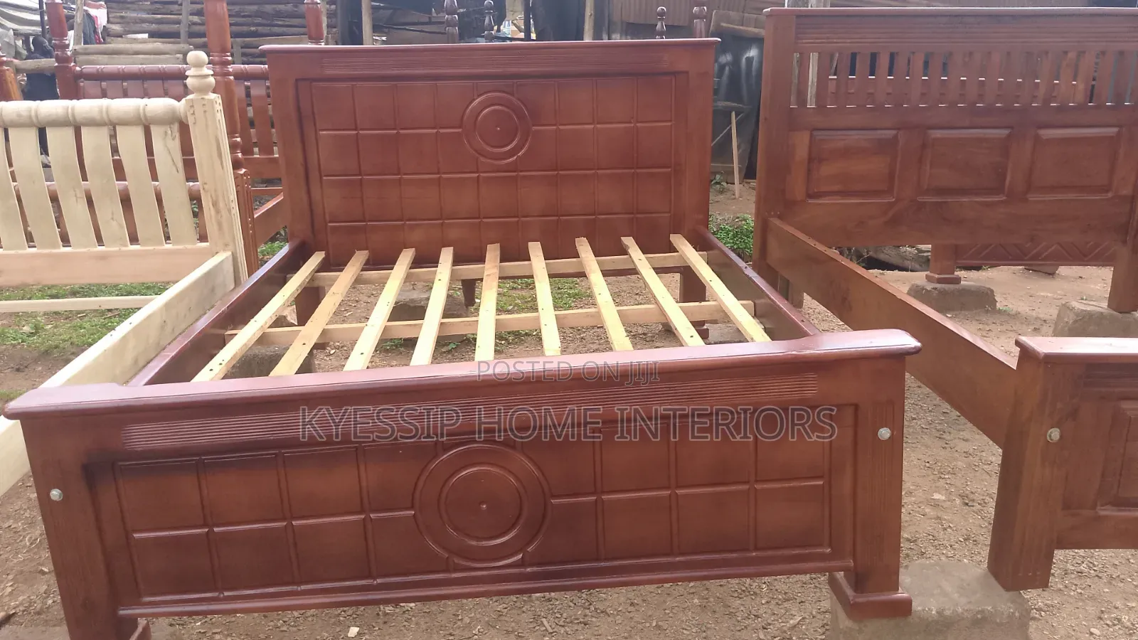 New 5 by 6 Bed, Strong Wood