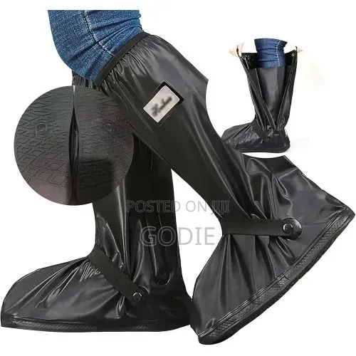 Size 38-45 Waterproof Rain Shoe Covers, Foldable Rain Snow Boot Shoe