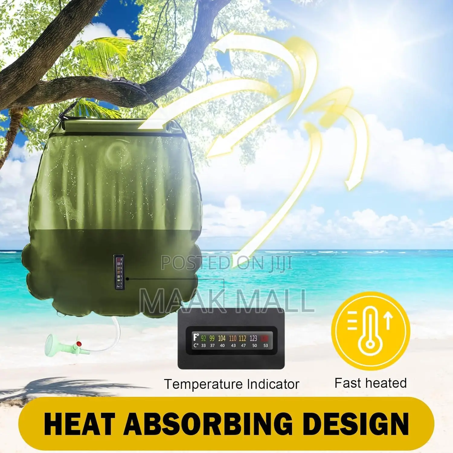 Elite Solar Heating Shower Bag 20 Litres