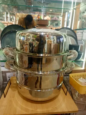 3-Tier Stainless Steel Steamer Pot - 28cm