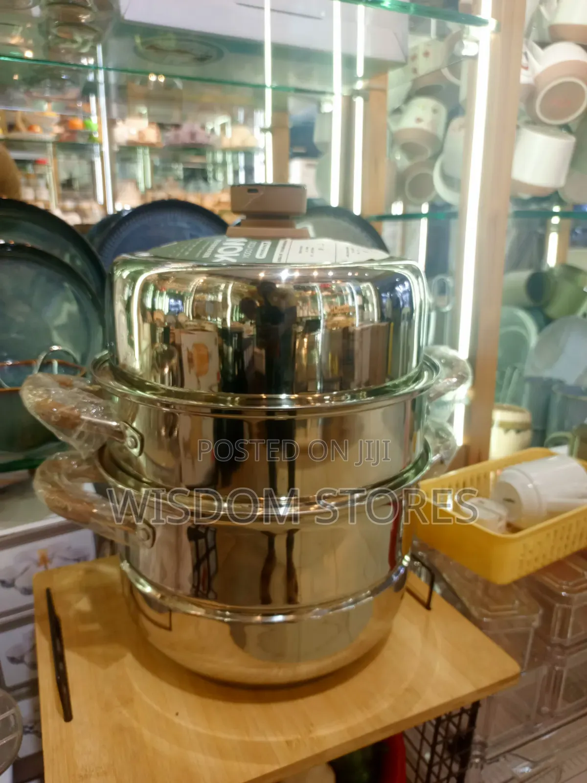 3-Tier Stainless Steel Steamer Pot - 28cm