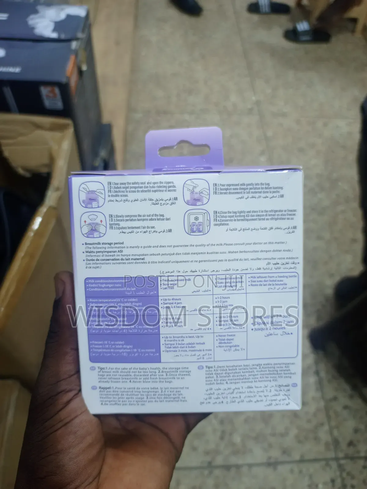 Breast Milk Storage Bags -200ml, 25pcs