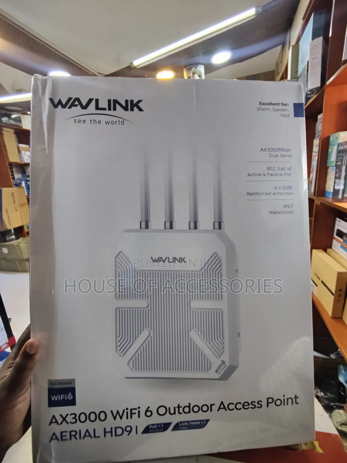 Wavlink Wifi 6 Outdoor Ax3000 Hd91