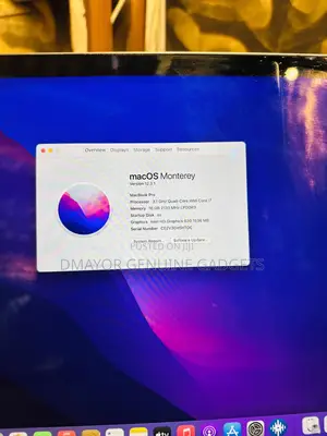 Laptop Apple MacBook Pro 2017 16GB Intel Core i7 SSD 512GB