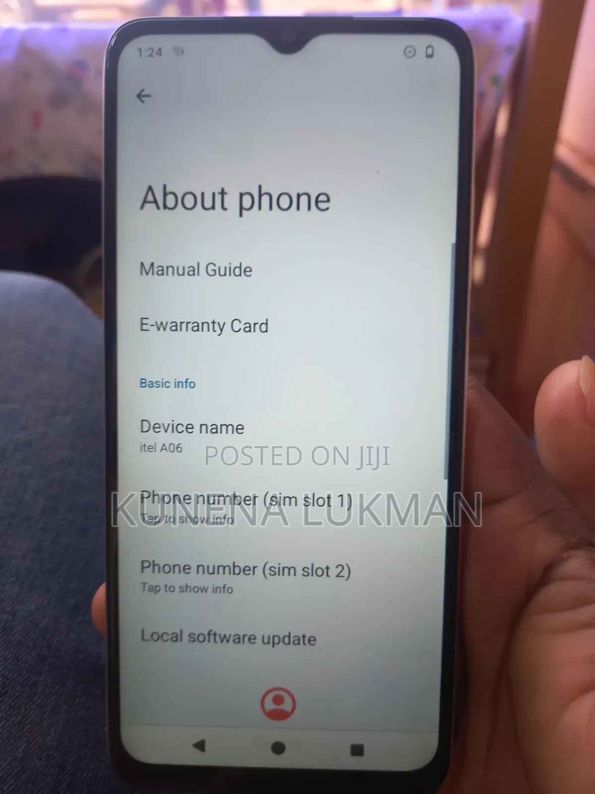 Itel A06 64 GB Gold