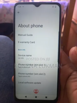 Itel A06 64 GB Gold