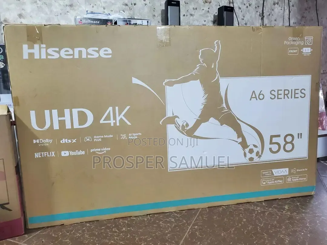 58 Inches Smart Digital Uhd4k Hisense Flameless