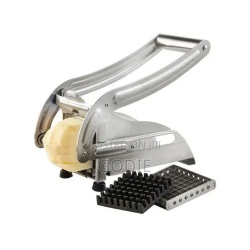 French Fries Irish Potato Cutter Slicer - Silve