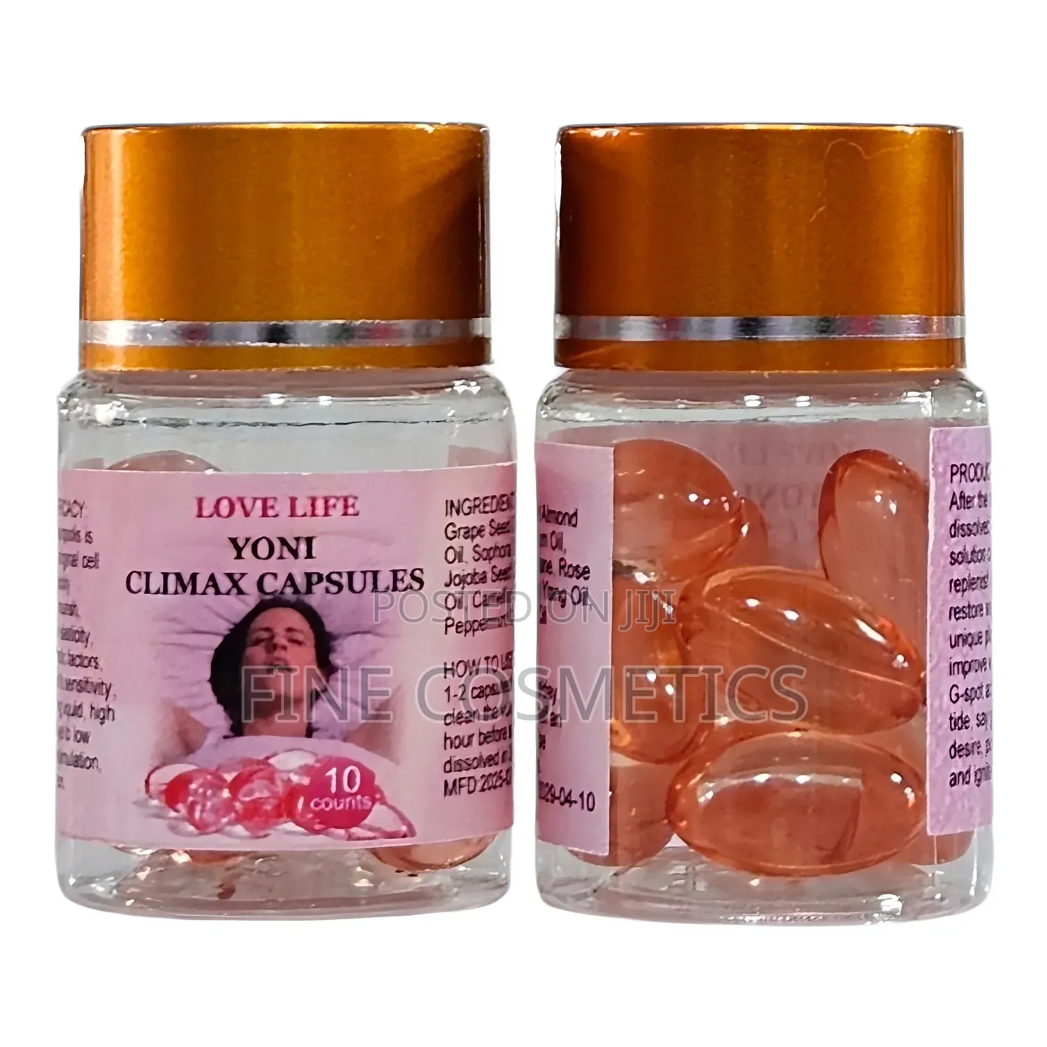 Yoni Climax Capsules G-Spot Vagina Wetness Sex Orgasm Boost Tightening