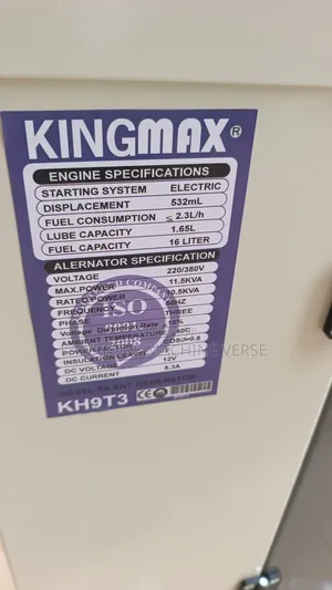 Diesel Generator Kingmax 10kva Silent