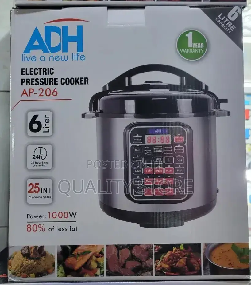 Adh Pressure Cooker 6.0l