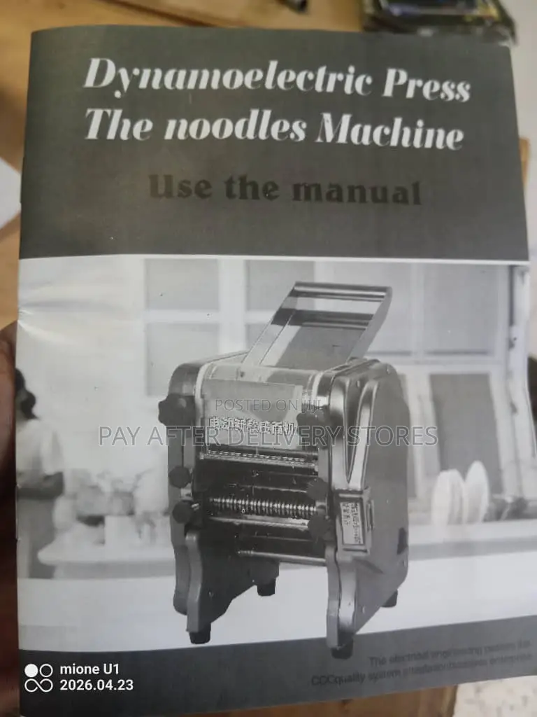 Dynamo Electric Press Noodles Machine