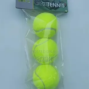 3 Pieces Set of Tennis Balls - Multicolor