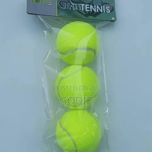3 Pieces Set of Tennis Balls - Multicolor