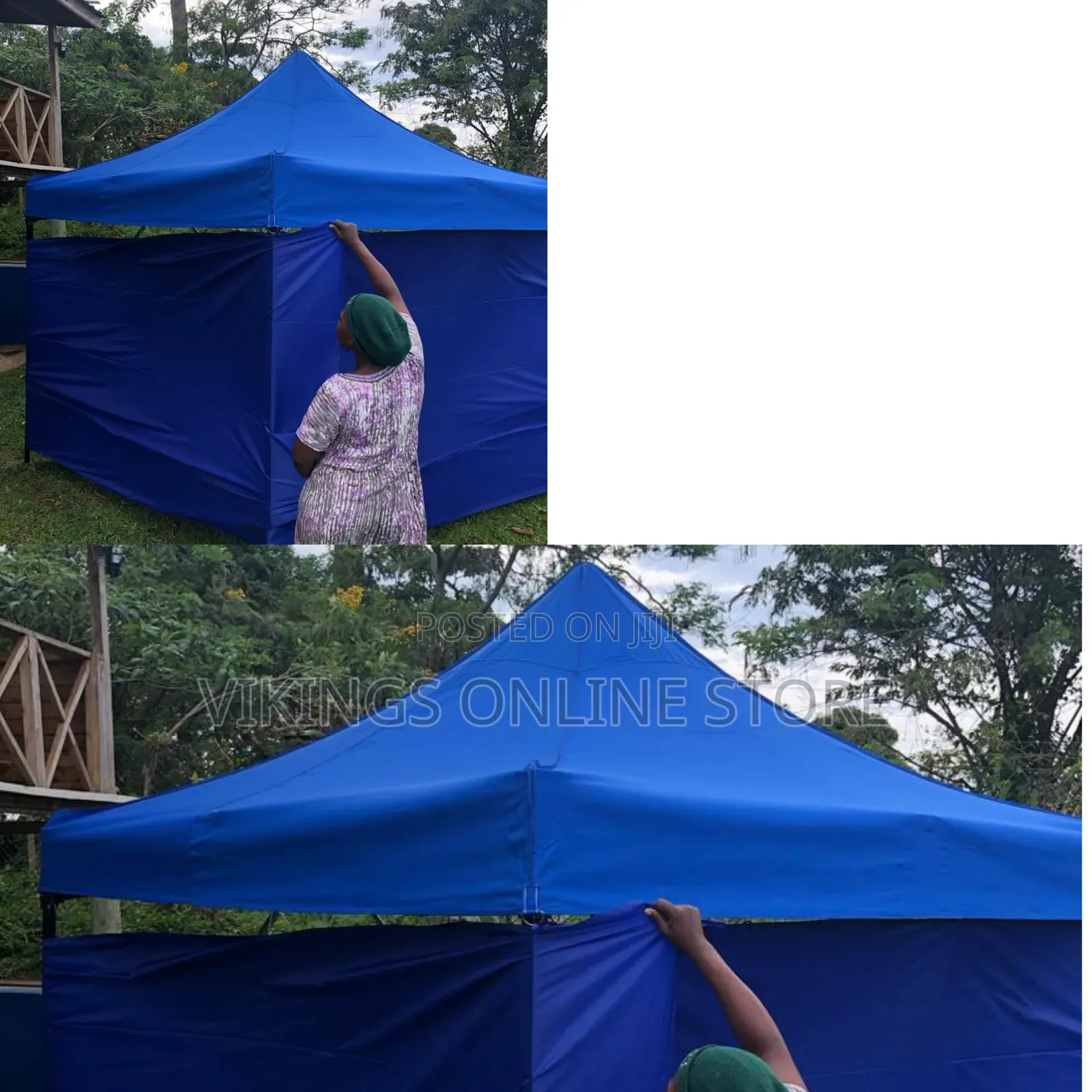 Blue Pop-Up Canopy Tent