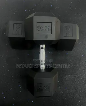 30kg Dumbbell Pair (Hexagon)