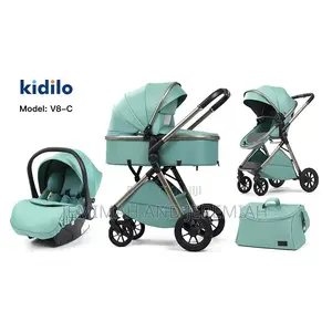 3-in-1 Stroller Set With Car Seat Bassinet