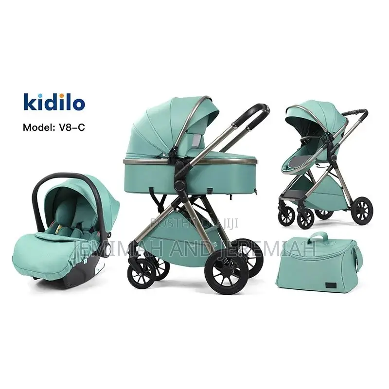 3-in-1 Stroller Set With Car Seat Bassinet