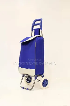 Shopping Trolley Portable Foldable Utility Supermarket Grocery Trolley