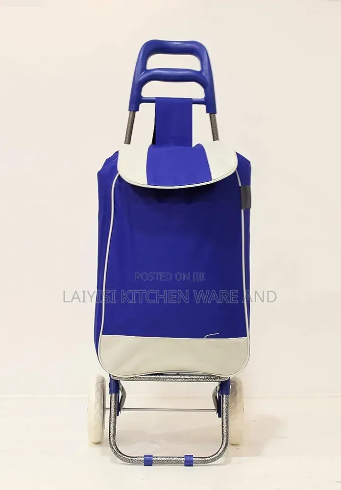 Shopping Trolley Portable Foldable Utility Supermarket Grocery Trolley