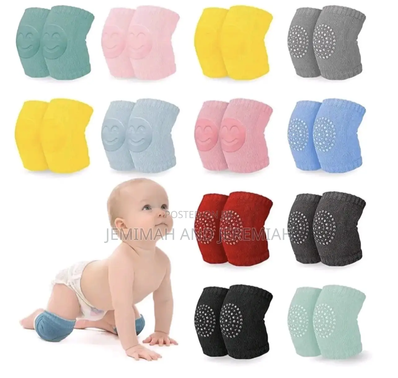 2 Pairs of Crawling Pads