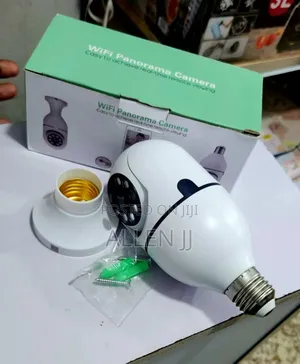 Wifi Panorama Light Bulb Security Camera.