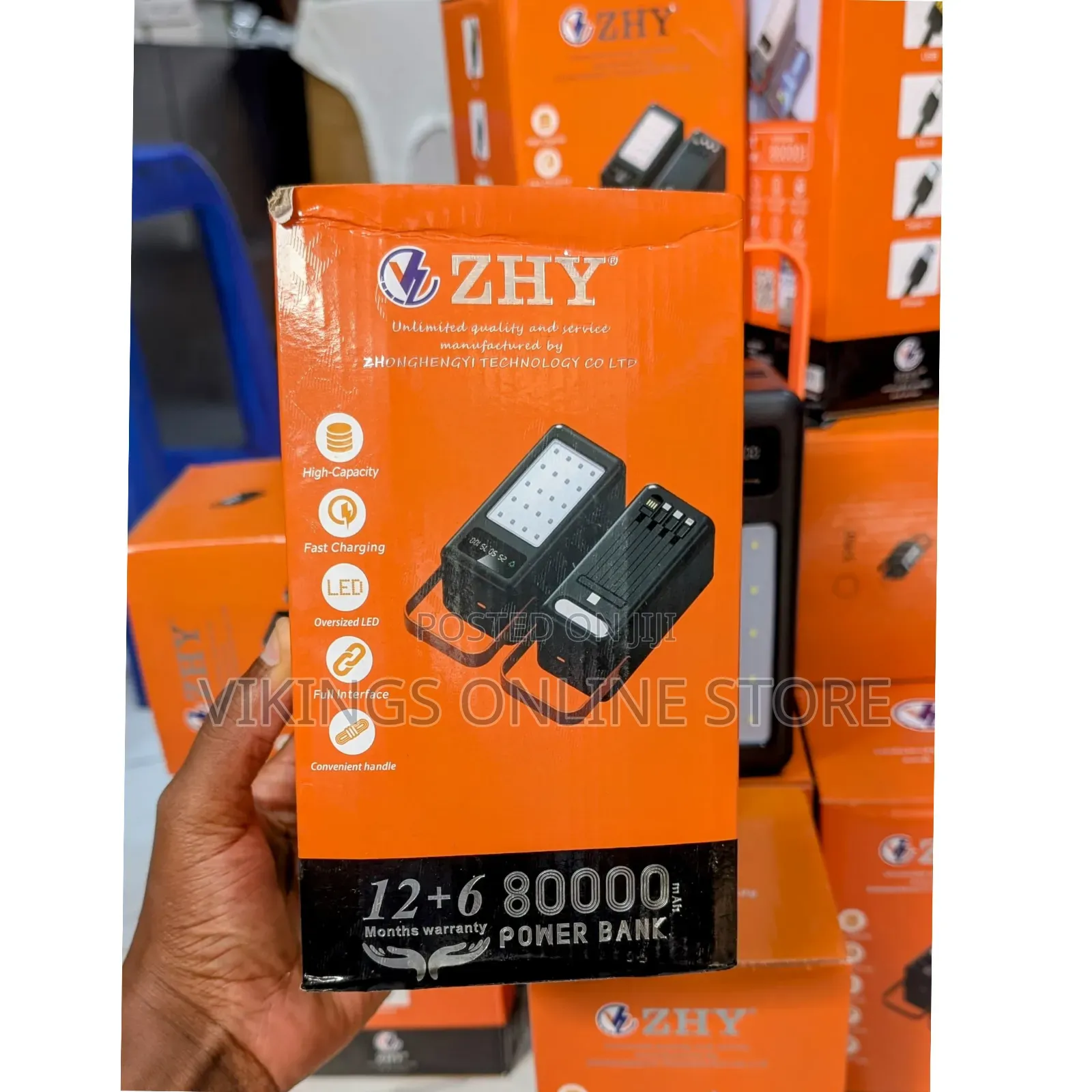 Zhy Power Bank, a High-Capacity Portable Charger