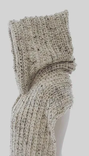 Crochet Hoodie Scarf