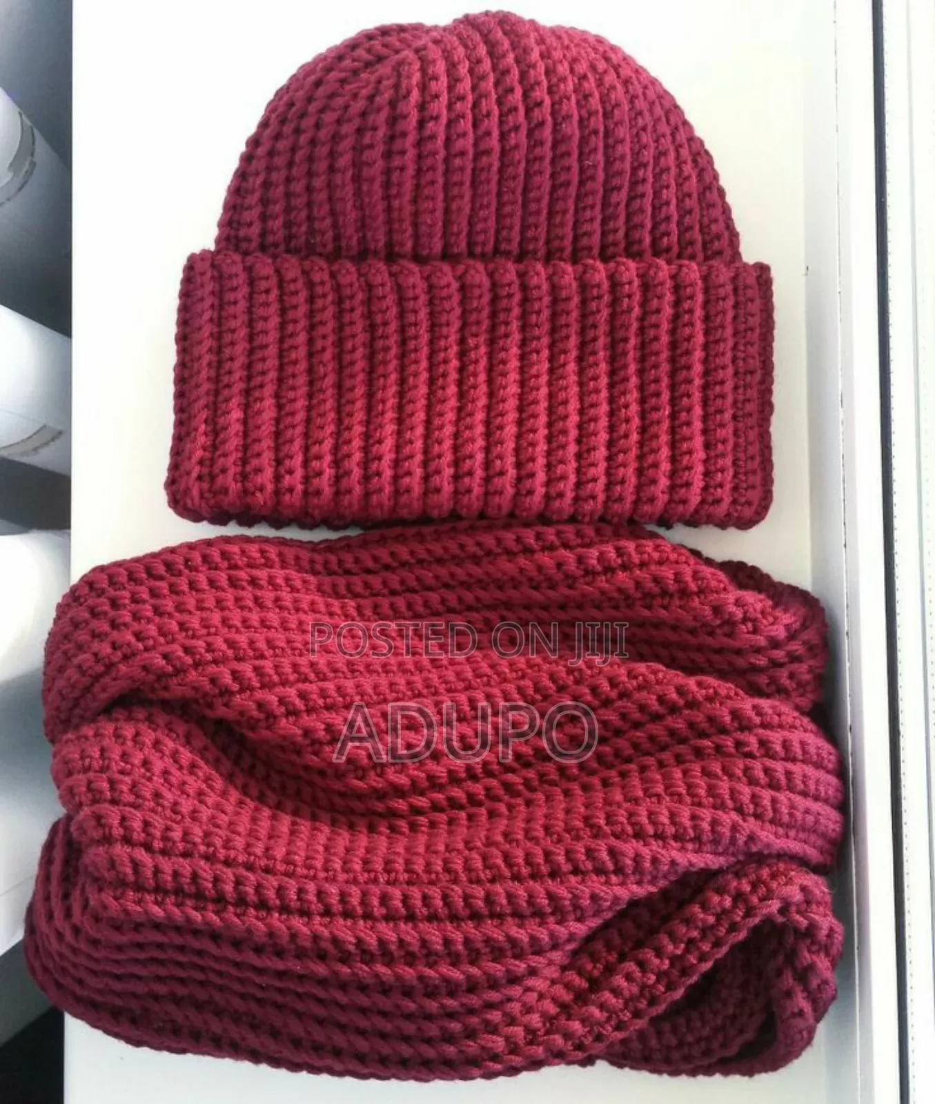 Crochet Headsock and Neck Wrap(2 Piece)