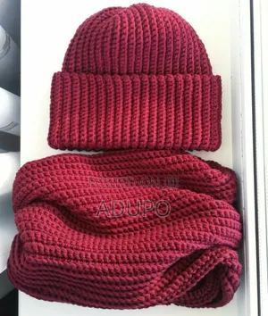 Crochet Headsock and Neck Wrap(2 Piece)