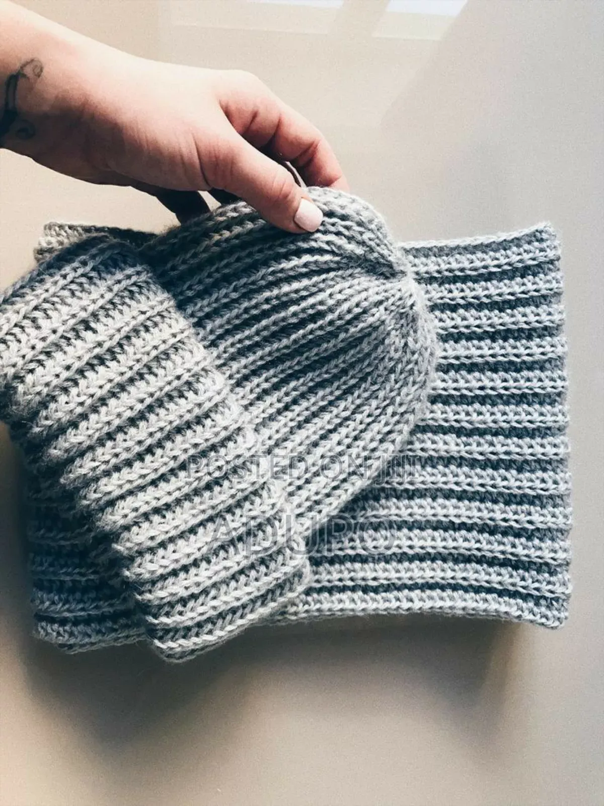 Crochet Headsock and Neck Wrap(2 Piece)