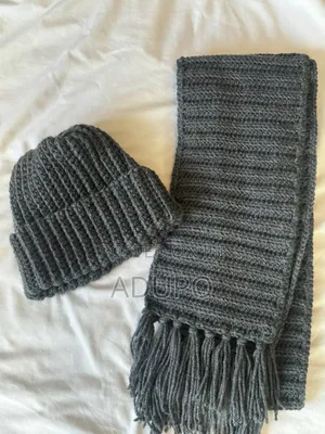 Crochet Headsock and Scarf(2 Piece)