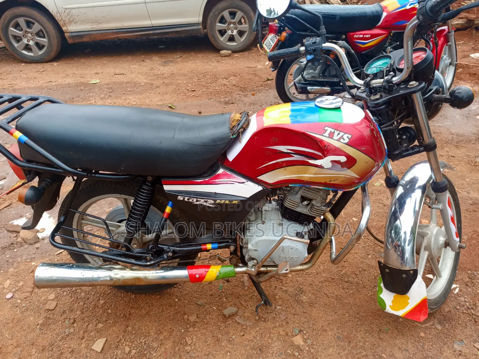 TVS XL 100 2017 Red