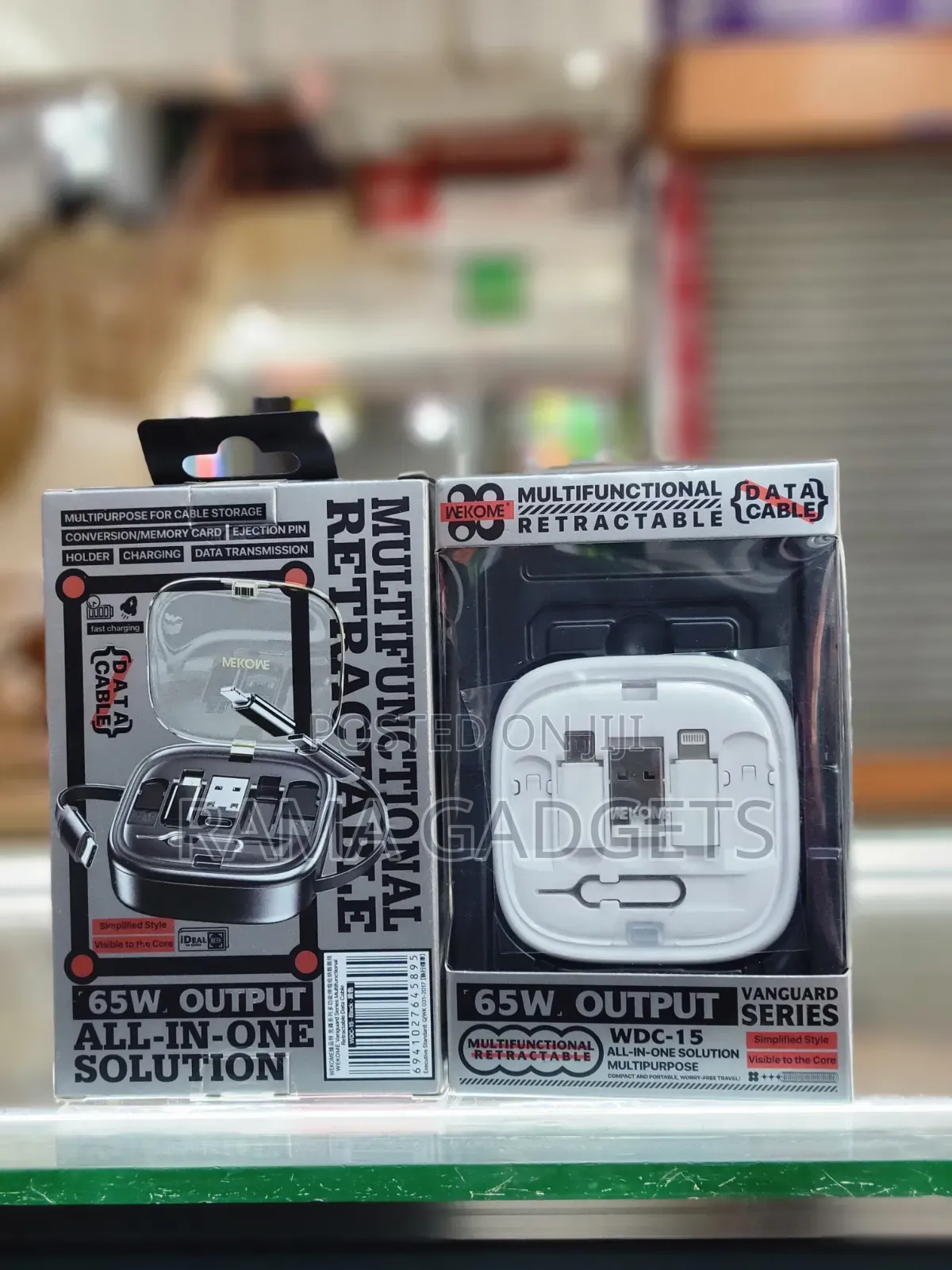 Powerflex Retractable Cable Set